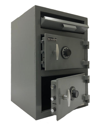SOUTHEASTERN Double door depository drop safe F3020CC with UL listed mechanical lock - Southeastern Safes