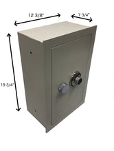 Southeastern Fire and Burglar proof Wall Safe 8” depth Mechanical Dial Combination Lock - Southeastern Safes