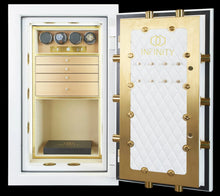 TL-15 Luxury Jewelry Safe with Biometric Lock 4 watch wider, 4 jewelry drawer