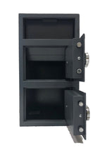 SOUTHEASTERN 660EE double door deposit drop safe quick access electronic lock with back up key - Southeastern Safes