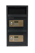 SOUTHEASTERN F2614EEVN Double Door Money Drop Depository Safe with Quick Access Electronic Lock & Back up Key - Southeastern Safes