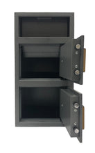 SOUTHEASTERN F2614EEVN Double Door Money Drop Depository Safe with Quick Access Electronic Lock & Back up Key - Southeastern Safes
