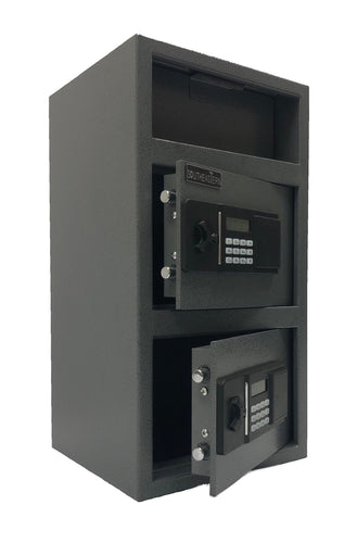 Southeastern FL2714EEV double door money drop safe quick access electronic lock and back up key - Southeastern Safes