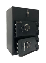 SOUTHEASTERN RH3020 Double Door Drop Depository Safe Quick elecytonic Lock w/ back up key - Southeastern Safes