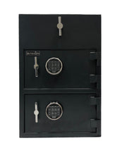 SOUTHEASTERN RH3020 Double Door Drop Depository Safe Quick elecytonic Lock w/ back up key - Southeastern Safes
