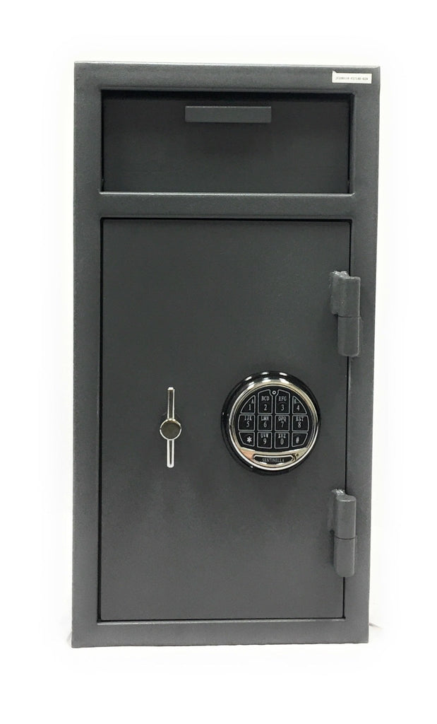 Southeastern Safe F2714E Drop Depository Safe with Keypad Lock & Back ...