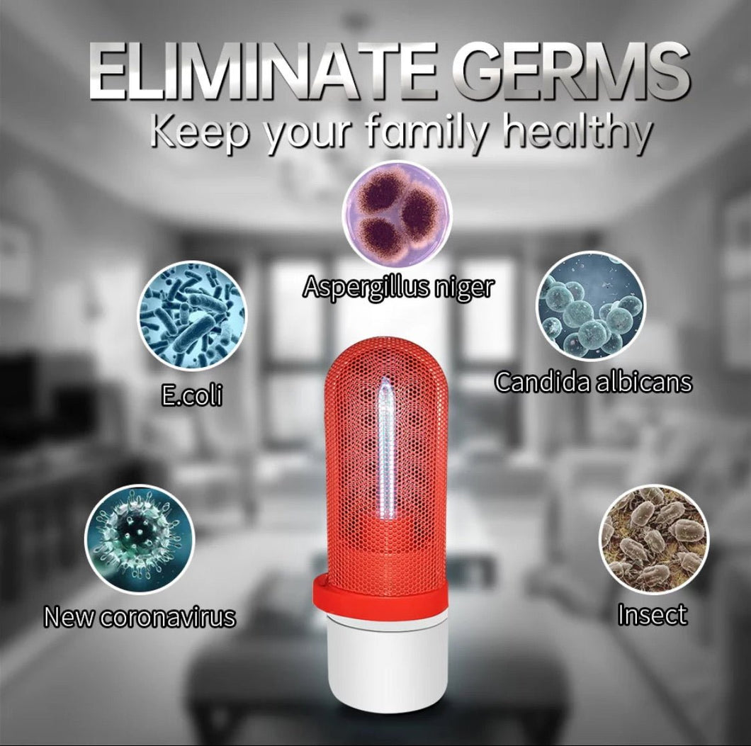 UV Light Sanitizer UVC Sterilizing Disinfection Lamp Kill 99 Germs Portable