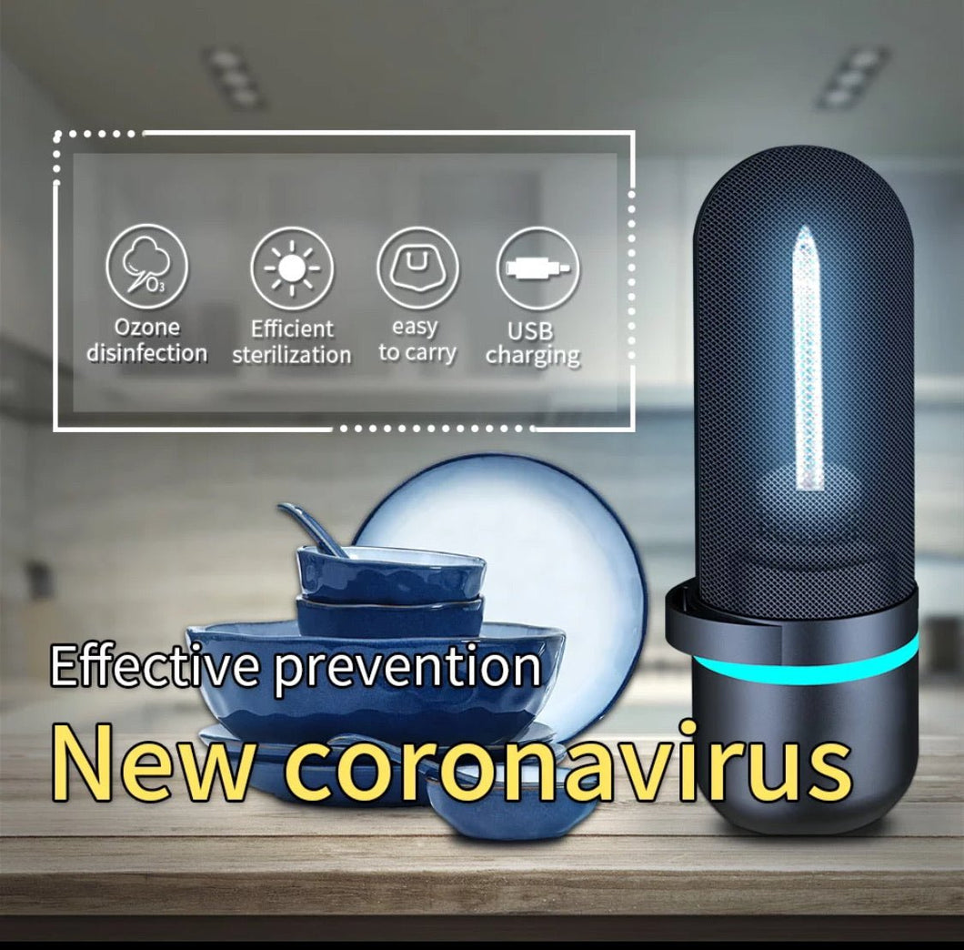 Projecteur LED UV 50W Germicide UVC Avec Ozone - Désinfection, Stérilisation - Pour Intérieur/extérieur, Prise EU/US 110V-220V - 4