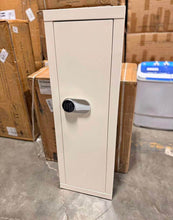 Wall - Mounted Safe with code & backup key,Cold - Rolled Steel Construction, LED Lighting, Adjustable Shelves & Key Holders for Valuables, Black - Southeastern Safes