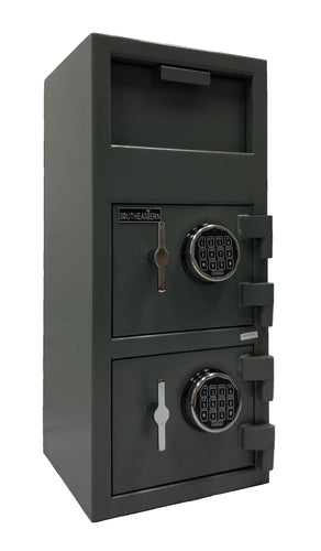 SOUTHEASTERN F3214EE Double Door Cash Drop Depository Safe with Digital Lock & Backup key
